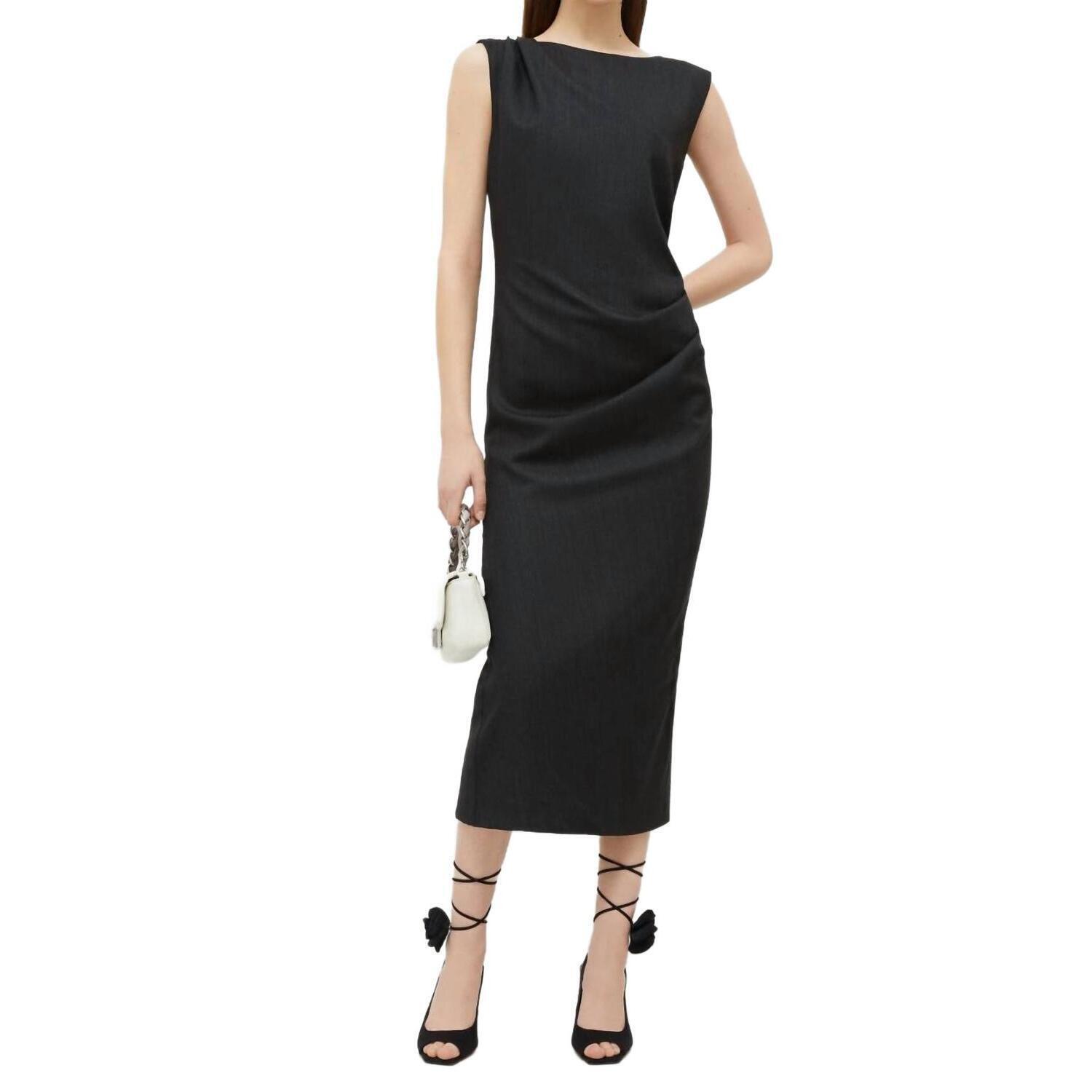 New Marella Bolivar Dress In Dark Grey